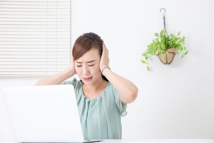 メニエール病で悩む様子