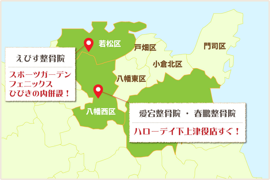 折園整骨院グループ一覧マップ