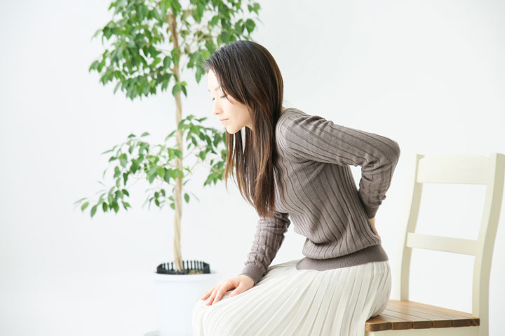 痛くなっている様子